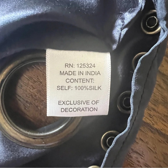 Haute Hippie Black Silk Sheath Dress with brass rivet design Size S - Picture 11 of 11